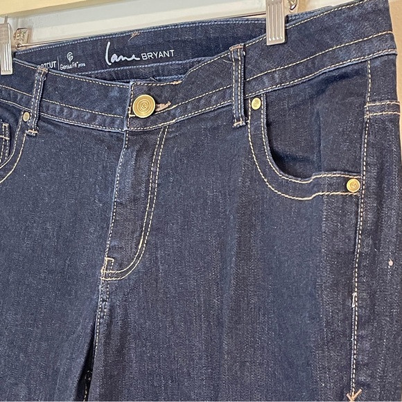 Lane Bryant Genius Fit Bootcut Dark Wash Stretch Jeans 18 R - Picture 2 of 6